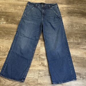 Banana Republic Blue Flare & Wide Leg Jeans